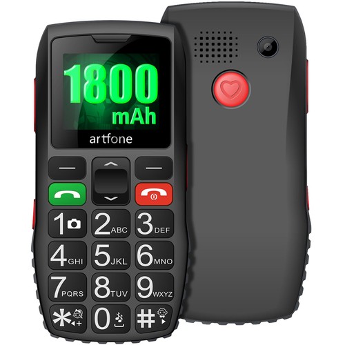 Black gsm big - big, button