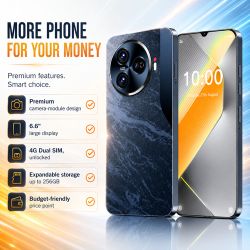 Android smartphone 4g - android, 6.6"